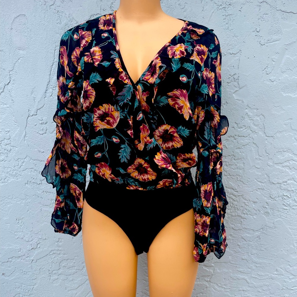 Band of Gypsies floral bodysuit